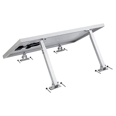 Soportes de montaje en panel solar ajustables, ángulo de 15 a 30 grados ajustable, estantes de montaje en panel solar para pared, techo, caravana, barco, sistemas solares fuera de la red