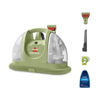 Bissell Little Green, Aspiradora de Agua Tapiceria,Lava Aspiradora para Manchas Cotidianas y Suciedad,Limpiador de Liquidos para Alfombras, Tapiceria,Sofa, Autos y Más, Motor Potente de 340W, 4098N