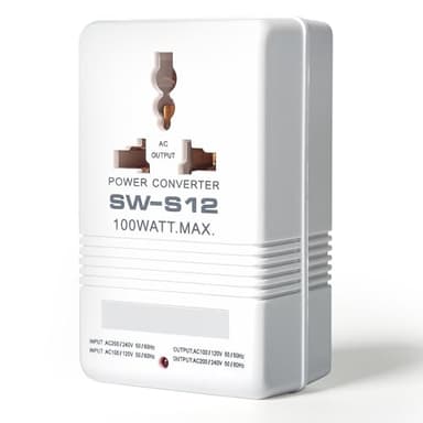 Jadeshay Conversor 110, Convertidor de Corriente a Voltaje Transformador 220V a 110V 100W Convertidor de Voltaje para Viaje Pequeños Electrodomésticos
