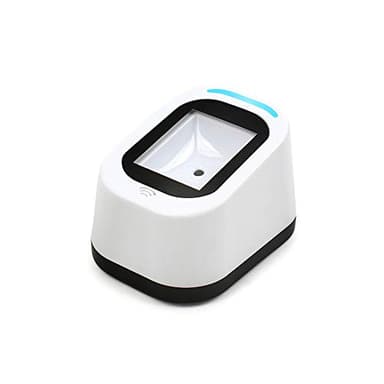 Docooler Escáner de código de Barras con Cable Escaneo versátil USB Escaneo de Manos Libres Código QR 1D y Lector de código 2D para supermercados/Tiendas