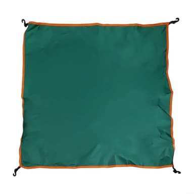 Lona para tienda de campaña para uso en exteriores, protege contra la acumulación de agua de lluvia (56 x 56 cm, verde)