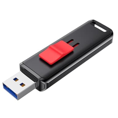 JOIOT 128 GB Memoria USB 3.2, Pendrive Velocidad hasta 450MB/s de Lectura, 128GB Pen Drive USB 3.2 Gen 2, Flash Drive con Diseño Push and Pull para PC Windows Mac OS, Negro