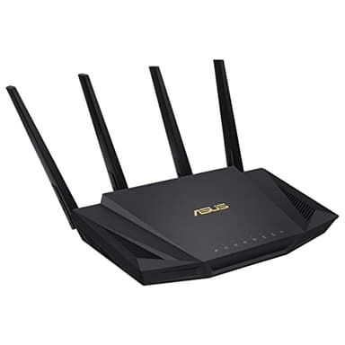 ASUS RT-AX58U V2 - Router Extensible AX3000 Wifi 6 con Mobile Tethering 4G/5G por USB, Instant Guard, VPN, control parental, fácil configuración, AiMesh, montaje en pared