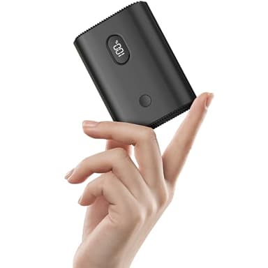 Power Bank Bateria Portatil Externa - 22.5W 10000mAh Carga Rapida Powerbank 3A USB C PD Cargador Portátil Batería con Pantalla LED for iPhone 16 15 14 13 12 11 Pro MAX Plus Tablet etc Muctsda