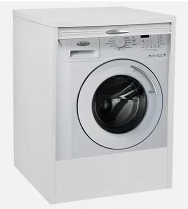 Mueble de lavandería para cubrir la lavadora de PVC resistente a persiana exterior