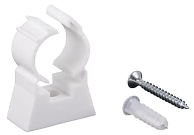 Collar simple para tubo multicapa Ø16 | Sujeción segura y duradera | Ideal para fijar tuberías en fontanería y calefacción | Fácil instalación | Pack de 10 unidades | QUICK PLOMBERIE