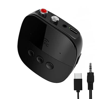 eppfun AK3056R Pro Receptor Bluetooth 5.2, Receptor Bluetooth Jack 3.5 RCA, Bluetooth Audio Receiver Adapter para Amplificador/Estéreo Casa