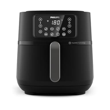 Philips Airfryer Serie 5000 XXL, WIFI, 7,2L (1,4Kg), Freidora De Aire con función 16 en 1, 90% Menos de grasa, Tecnología Rapid Air, Pantalla Digital, 8 preajustes, NutriU App con Recetas (HD9285/90)