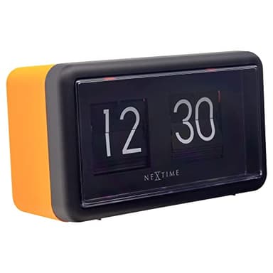 NeXtime 5228OR Flip Digital Reloj de Mesa, Naranja, 18 x 10 x 7 cm