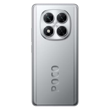 Xiaomi Poco X7 5G Smartphone 12GB RAM 512GB ROM, Dimensity 7300-Ultra Procesador, 6.67" CrystalRes 1.5K Flow AMOLED Curva, 50MP Cámara, 5110mAh Batería, Carga Turbo 45 W, Plateado
