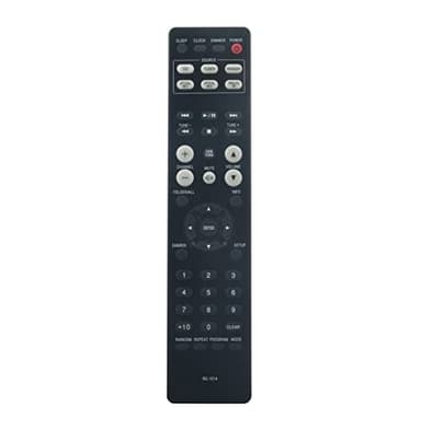 AULCMEET RC-1214 Mando a Distancia de Repuesto Compatible con Denon CD Receiver HiFi Systems D-M41DAB RCD-M41