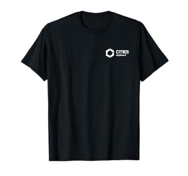 Cities Skylines II game logo white Camiseta
