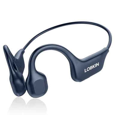 LOBKIN Auriculares Conduccion Osea, Cascos Oseos Inalambricos, Auriculares Deportivos Bluetooth Open Ear para Fitness, Conducir, Correr