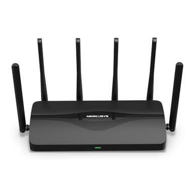 Mercusys MR47BE-Router Wi-Fi 7 de Triple Banda BE9300,5760 Mbps en Banda 6G,Operación Multi-Link(MLO),4× Puertos 2.5G, 320 MHz,4KQAM,EasyMesh,6 Antenas,WPA3,App config [Nuevo]