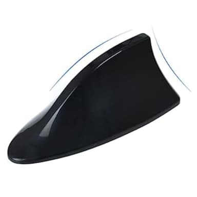 LHKJ Antena Aleta Tiburon Coche, Antena Aérea Am FM Radio Decorar, Antena Universal de Señal para Coche, SUV, camión, Furgoneta