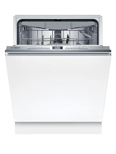 Bosch - Lavavajillas integrable, 60 cm. de ancho, Serie 4, Home Connect, Cestas Flex, Extra Secado, Blanco, SMV4HAX19E