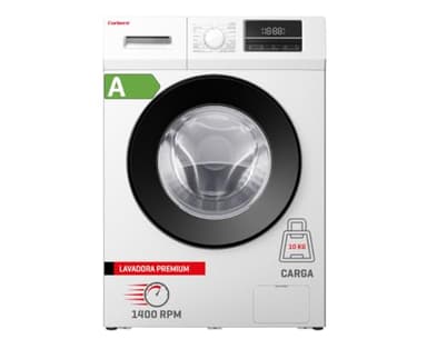 Corbero - Lavadora Carga Frontal 10 Kg | CLT1004VIN |1400 Rpm Motor Inverter | 16 Programas con Vapor | Inicio diferido 3-24 Horas | Lavado Rápido 15-30 Min | Puerta XXL | E.Energética A | Blanco