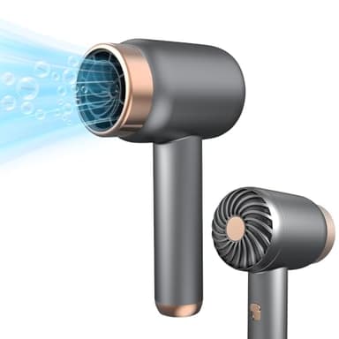 AVCXEC Secador de pelo inalámbrico, Secador de Pelo Recargable, 1000W Secador de Pelo Batería, Secador Pelo Viaje Portátil, Secador de Flujo Iónico con Calefacción y Botón Frío