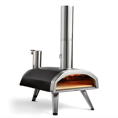 Horno pizza Ooni Fyra 12: horno leña de jardin, horno portatil liviano, horno de leña de exterior para pizzas