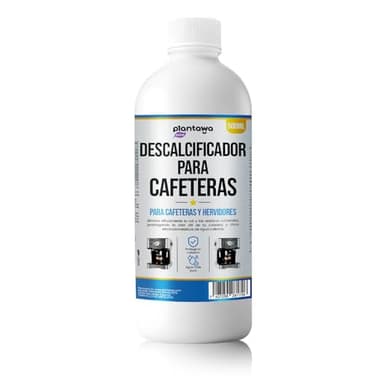 Plantawa Líquido descalcificador 500ml. Compatible con todas las máquinas de café. Mantén tu Máquina de Café en Óptimas Condiciones, Elimina la cal incrustada en cafeteras.
