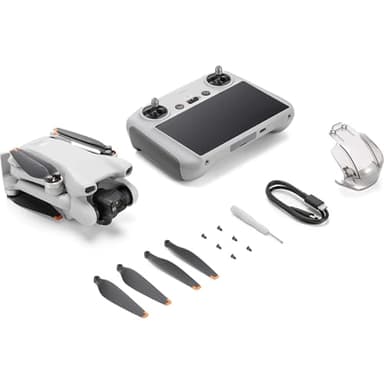 DJI Mini 3 (DJI RC) – Dron Mini con Mando a distancia y cámara, ligero y plegable con vídeo 4K HDR, 38 min de tiempo de vuelo, Grabación vertical y funciones inteligentes, C0