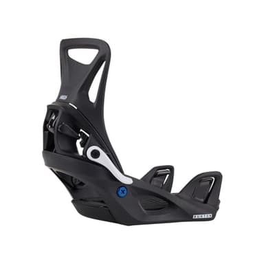 Burton Step On Kids - Fijaciones de snowboard para niños, color negro, talla L