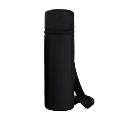 Aosbos Bolsa Isotérmica para Botellas, Bolsa de Agua Portátil para Vino y Champán, Negro – Bolsa para Botella de 750ml, Estuche para Botella