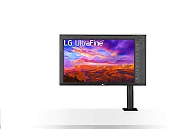 LG 32UN88A-W - Monitor 4K UHD UltraFine Ergo 32 pulgadas, 3840x2160, 60Hz, 5 ms, 1000:1, 350nit, DCI-P3 95%, 16:9, HDMI, DisplayPort, Conectividad Universal, Inclinación Ajustable, Color Blanco