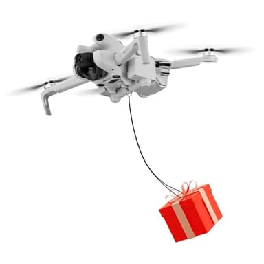 XinGeeek Sistema de descarga de aire para dron DJI Mini 4 Pro, lanzamiento de entrega de transporte, lanzador de anillos de boda, pesca para DJI Mini 4 Pro Accesorios