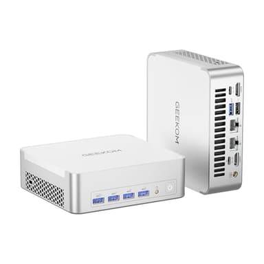 GEEKOM XT1 Mega AI Mini PC, Procesador Ultra U5-125H de 14ª generación (14C/18T, hasta 4,5 GHz), 32 GB DDR5, 1 TB SSD, Mini PC de Escritorio con Windows 11 Pro, WiFi 7/BT 5.4/Dual 2.5G LAN/USB4.0/8K