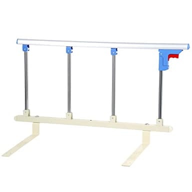 Signstek Asidero de Seguridad para barandillas Manija Barandillas de la Cama Barandas de protección para Ancianos Mayores, Adultos, Plegable en el Hospital Barra de Agarre para el Lado del paci