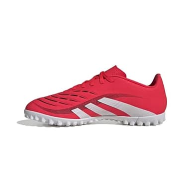adidas Predator Club Turf Football Boots, Botas de fútbol Unisex Adulto, Lucid Red/FTWR White/Core Black, 39 1/3 EU