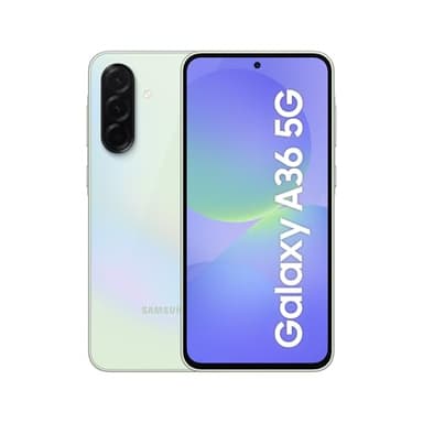 Samsung Galaxy A36 5G 256GB Teléfono Móvil, 8GB RAM, 50MP Cámara, Lima, Garantía del Fabricante 3 Años + 1 Año Extra