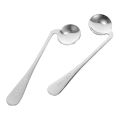 Healeved 2 Cucharas Para Comer Para Personas Mayores Cubiertos Para Discapacitados Cucharas Para Alimentar A Bebés Cubiertos Para Mayores Cucharas De Cocina Para Adultos