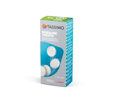 Bosch - Pastillas de Limpieza y Descalcificación para Cafeteras TASSIMO, TCZ6004