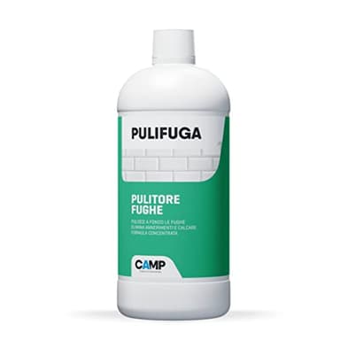 Camp pulifuga - Limpiador juntas suelos, elimina manchas y ennegrecimiento - solución líquida concentrada, productos limpieza casa, 1l