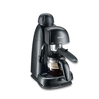 SEVERIN - Cafetera espresso a presión con espumador de leche, Máquina de café,Hasta 4 tazas de café de barista, Negro, KA 5978