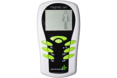COLPHARMA - Dispositivo de magnetoterapia MAGNETOCARE, alta intensidad, alta y baja frecuencia, 2 canales, 20 programas de intensidad regulable