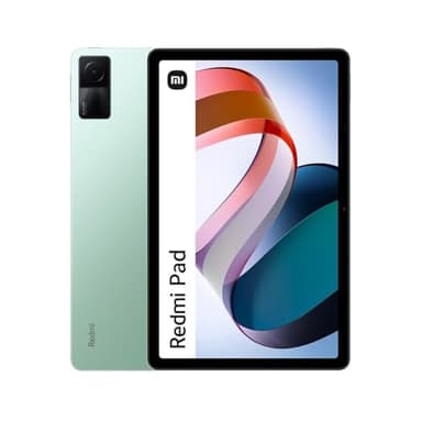 Xiaomi L83 Redmi Pad Tablet, 4 GB - 128 GB, Resolución de 1200 x 2000, Frecuencia de Actualización de 90 Hz, Verde Menta