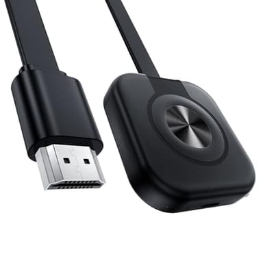 Adaptador HDMI inalámbrico, 4 K, 2,4 G y 5 G HDMI inalámbrico dongle para iPhone/iPad/iOS/Android/Windows/Mac/Streaming TV/Monitor/Proyector, compatible con Airplay/Miracast/DLNA (Plug & Play)