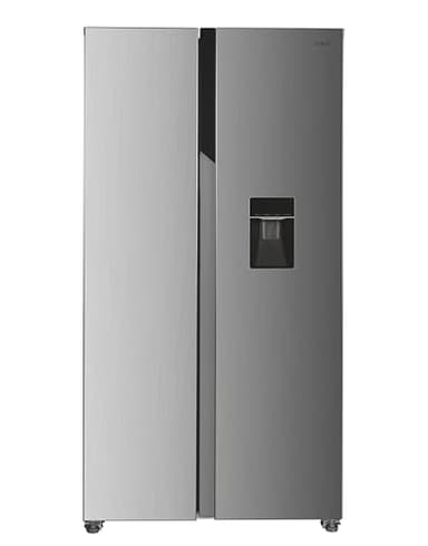 Candy CHSBSO-6174XWD, Frigorífico Side by Side, 90CM, 518L, Motor Inverter, Total No Frost, Dispensador de Agua, 2 Cajones Verduleros, Control Externo Digital, Iluminación LED, 42DB, Inox