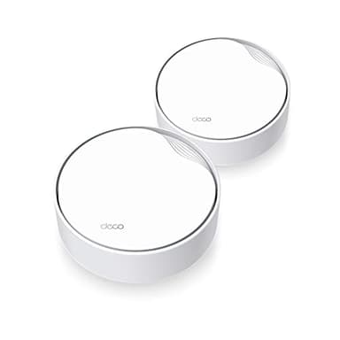 TP-Link Deco X50-PoE - AX3000 Dual Band Wi-Fi 6 Mesh, Soporta Alimentación PoE y DC, Puerto 2.5Gbps, Alcance hasta 400m², WPA3, Óptimo para Casas Grandes, Blanco