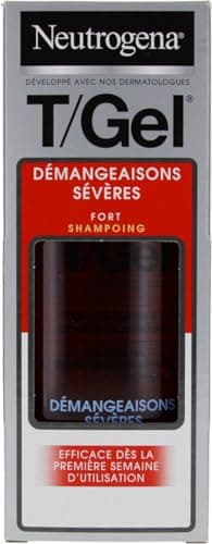 Neutrogena Champú T/Gel Fuerte (frasco de 250 ml) – Champú antipicazón severa y anticaspa – Eficaz desde la 1ª semana de uso