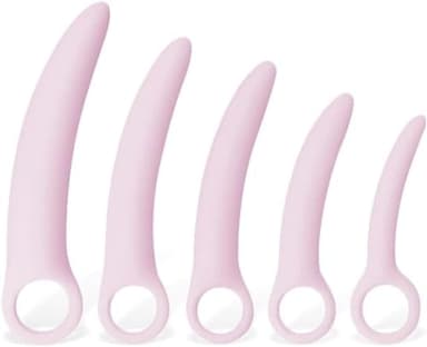 - Set de 5 Dilatadores Vaginales Progresivos de Silicona Hipoalergénica