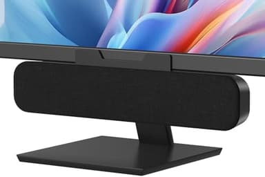 ZETIY Monitor de Altavoz para PC, USB Altavoces con Estéreo Envolvente 3D, Mini Barra de Sonido Portátil para Ordenador Portátil, Ordenador de Sobremesa – Plug and Play（Negro）