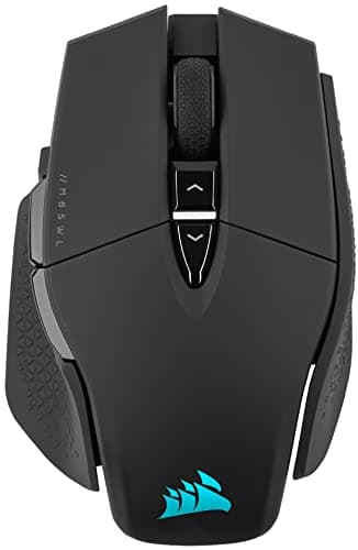 Corsair Ratón M65 RGB ULTRA WIRELESS Ratón para Juegos FPS Ajustable - 26.000 DPI - Inalámbrico Sub-1ms - Batería Hasta 120 Horas - Compatible con iCUE - PC, Mac, PS5, PS4, Xbox - Negro