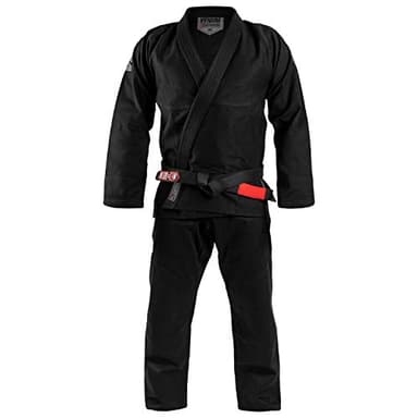 Venum Contender Evo Kimono De Jiu Jitsu Brasileño/Bjj Gi, Unisex adulto, Negro, A1.5