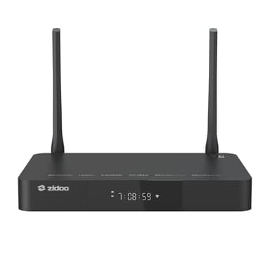 zidoo Reproductor multimedia Z9X 8K HDR, Android 11 OS, procesador Amlogic S928X-K 6G+64G, motor de video VPU y motor de imagen VS10, Blu-ray 4K Ultra HD, BDMV/ISO, para reproducción de video y audio