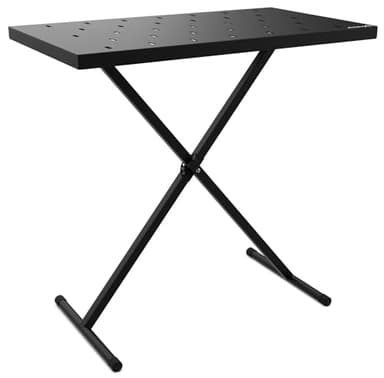 Audibax Onyx 200 - Soporte Multifunción para Piano o Teclado, Controlador Midi, Mesa de Mezclas DJ o Percusión - Mesa para Ordenadores Portátiles y Sintetizadores de Rack - Altura Ajustable