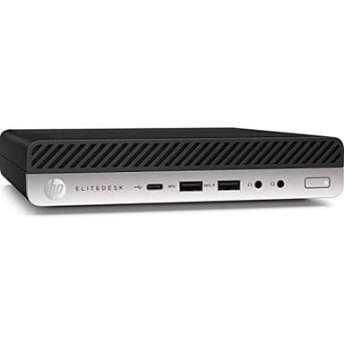 HP PC Ordenador EliteDesk 800G3 Mini Intel Core i5-7400T RAM 16 GB SSD 240GB Windows 10 Pro (reacondicionado)